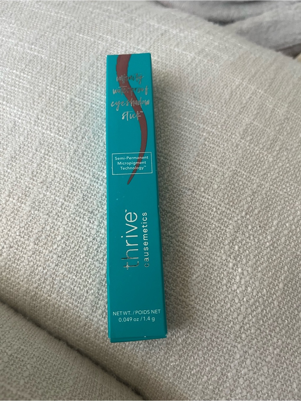 Thrive Causemetics Infinity Waterproof Eyeshadow Stick Kaelyn Warm Sienna Matte